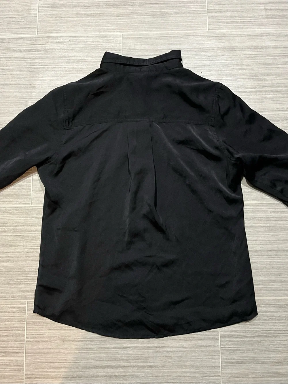 Guess Long Sleeve Black Button-Up Blouse - Large - Women’s - Picture 3 of 16